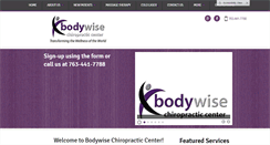 Desktop Screenshot of bodywisechiropractic.net